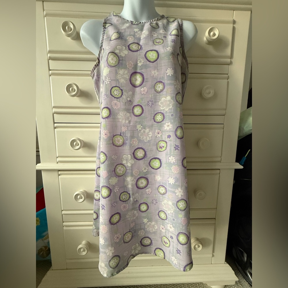 True vintage 70s Floral Sleeveless Dress